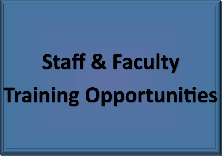 Training Opportunities