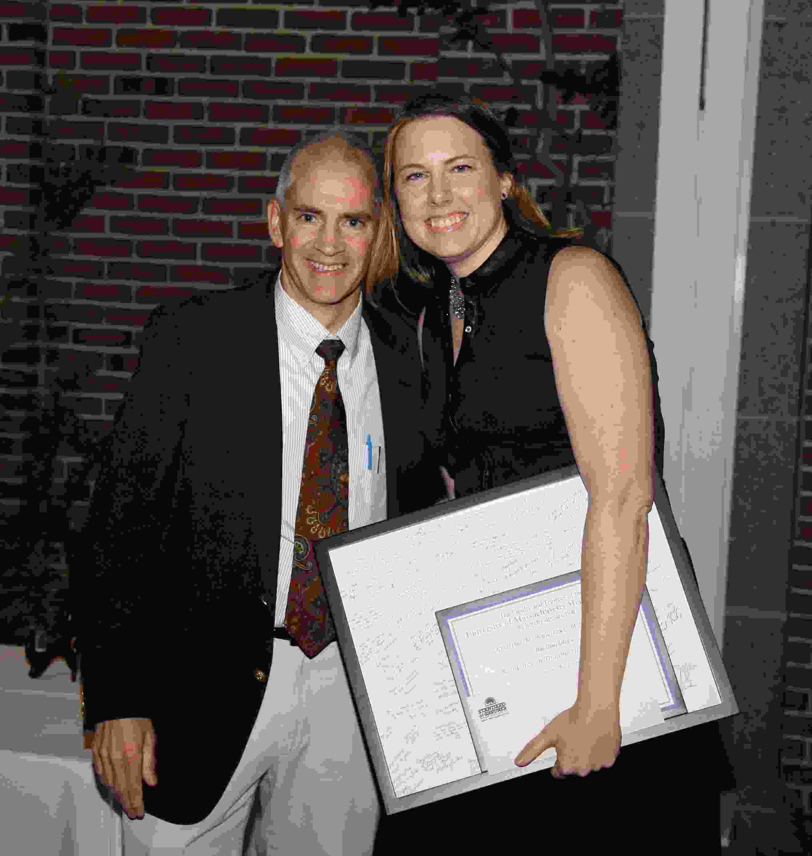 Dr. Joseph Makris and Kristina Nowitzki