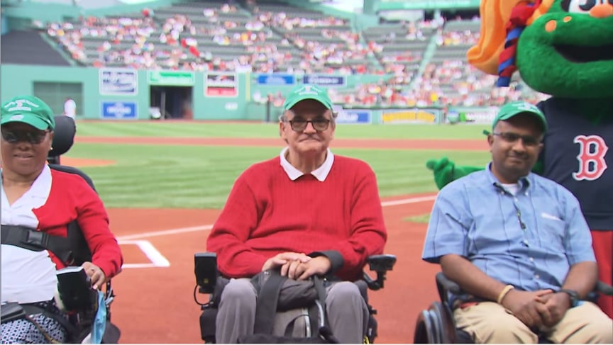 Kalluri at Red Sox SCI Awareness