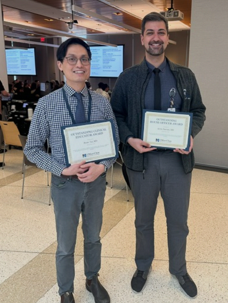 Ryan Tai and Arvin Saremi outstanding awards