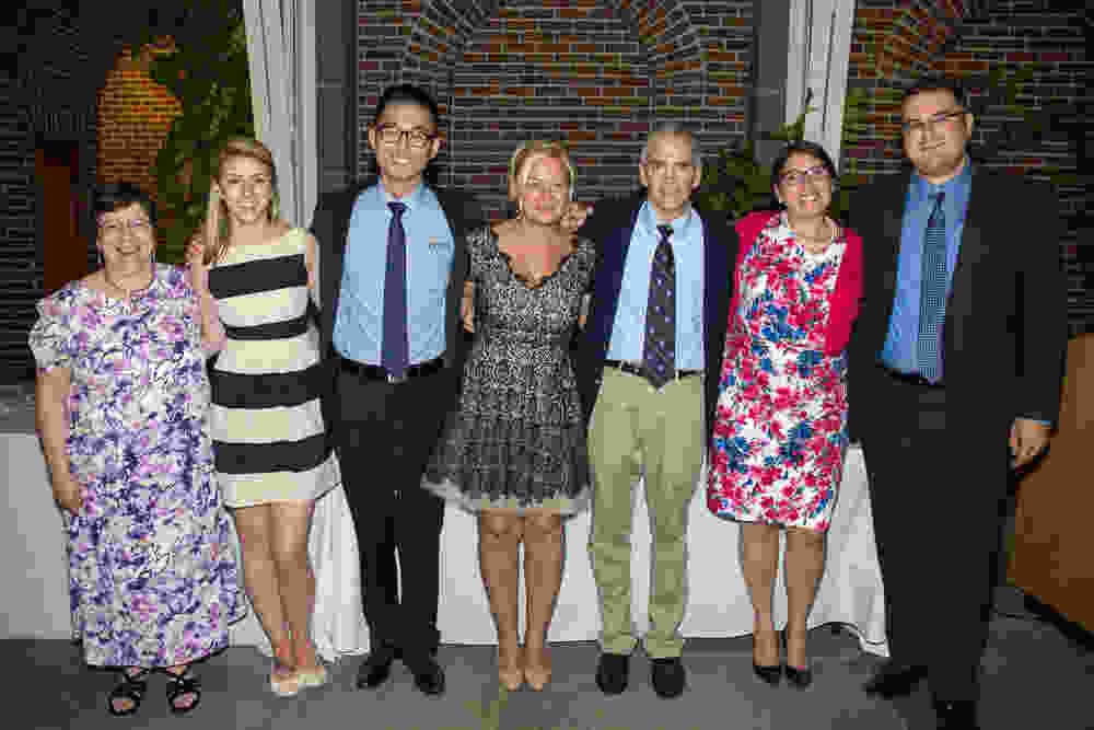 Kathy Delongchamp, Gabi Carbone, and Dr. Makris with Radiology Graduating Residents 2016