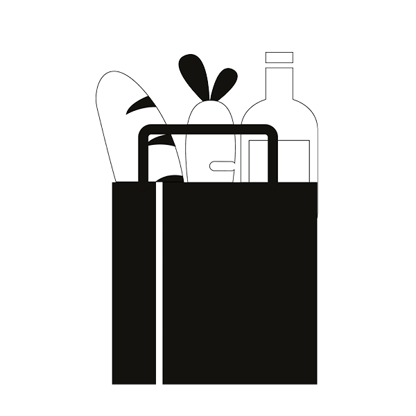 Grocery bag icon