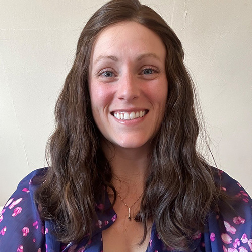 white woman with long brown hair