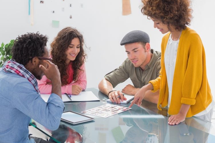 group around a conference table