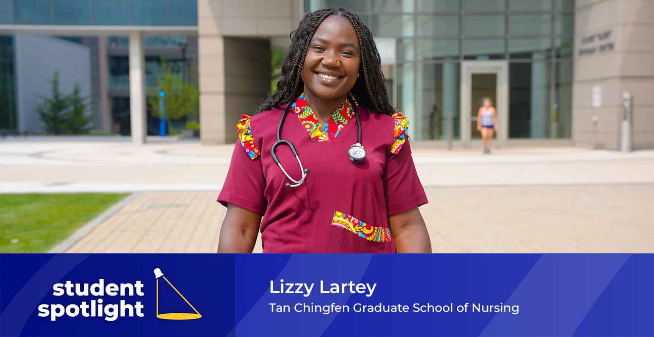 Nursing student gives back, honors Ghanaian community with custom scrub line