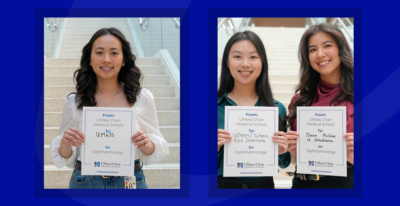 Early match triumph for future ophthalmologists Ilana Silverstein, Elisah Huynh and Kimberly Jin