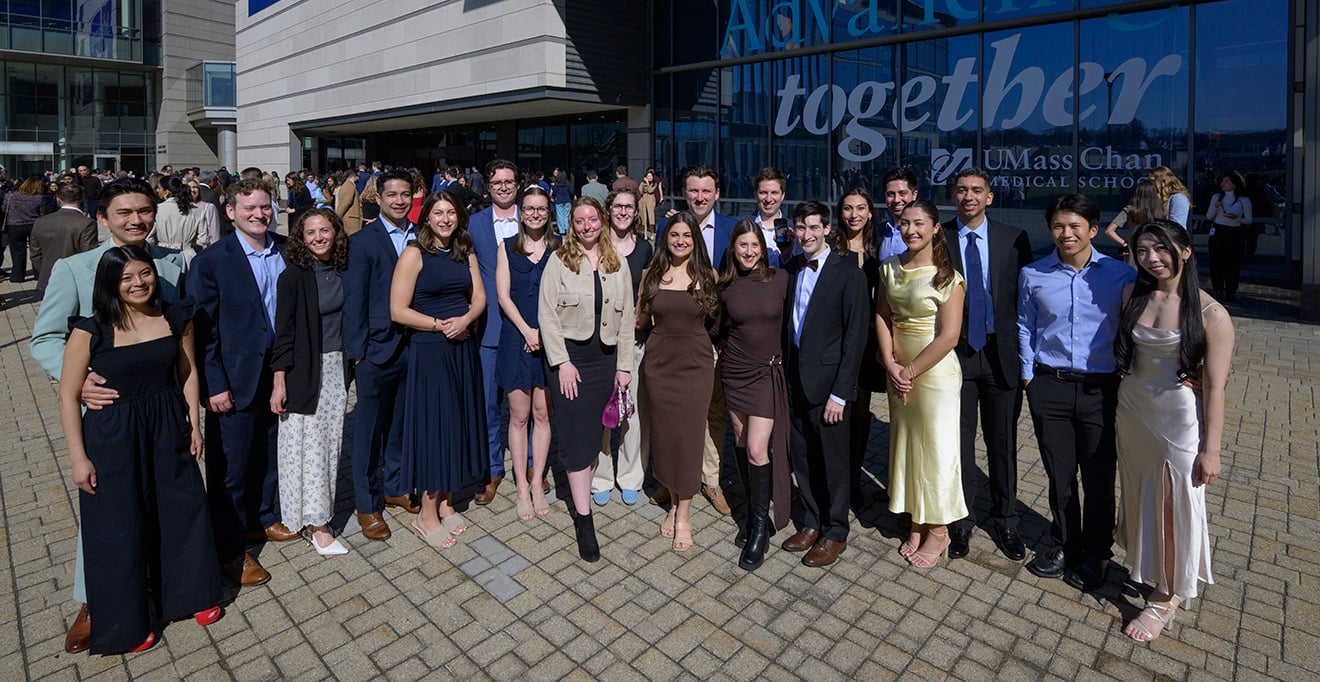UMass Chan students who participated in couples match
