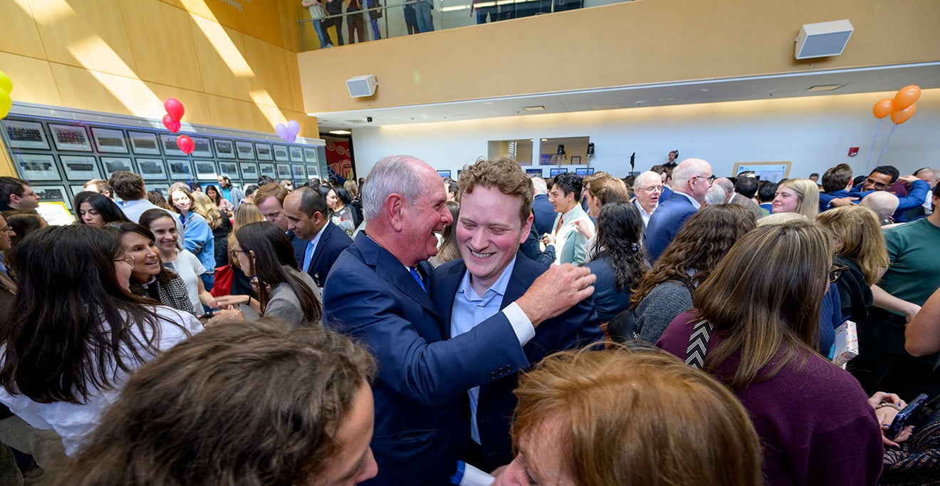 Chancellor Collins celebrates medical student Avery Pullman&rsquo;s match