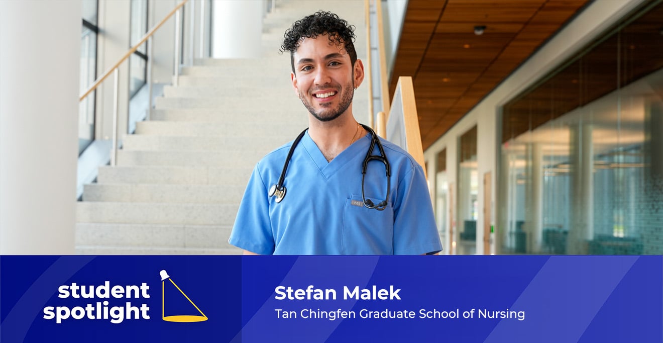 DNP student Stefan Malek highlights cardiac complications for patients with opioid use disorder
