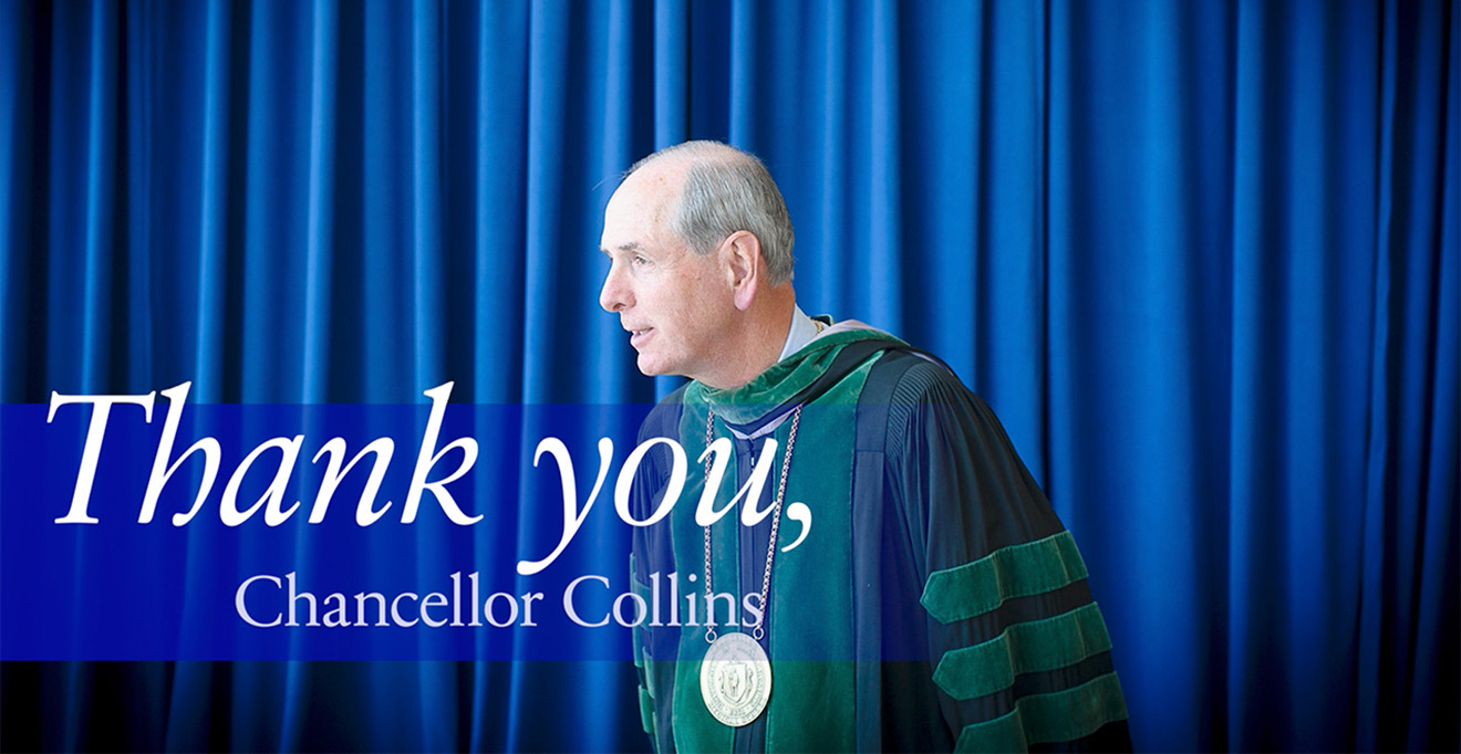 Chancellor Collins presides over his final Commencement, leaving a legacy ‘to be proud of’