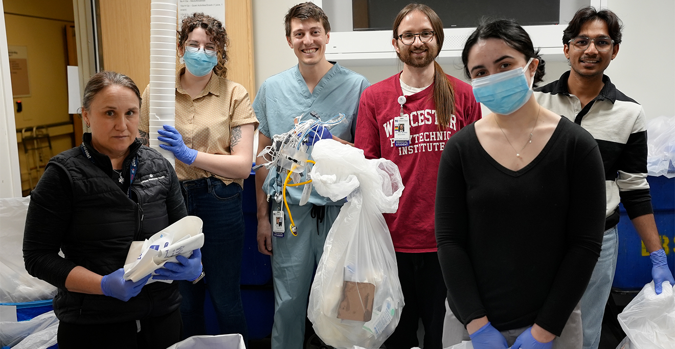 UMass Chan faculty, medical students aim to improve health through reducing hospital waste