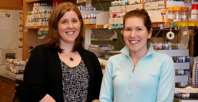 Megan Corty, PhD, and Jaeda Coutino-Budd, PhD