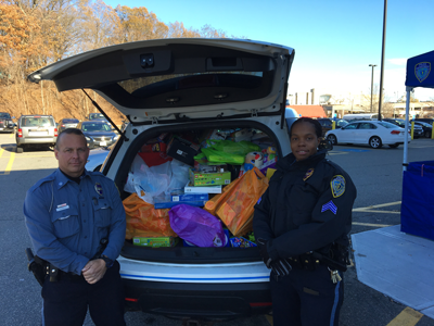 Officer David Cerreto and Sergeant Nikkya Jackson