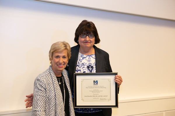 Dr. Vitello and Jean Boucher, PhD, RN, ANP-BC