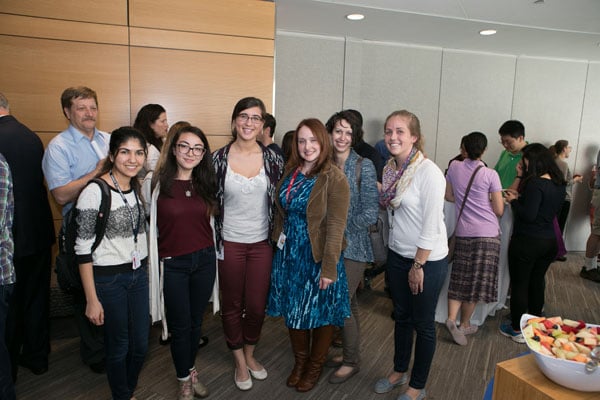 From left, Zahra Khazal, Michelle Heeney, Jenna Libera, Cara Weismann, Evelyn Erickson and Sage Foley.