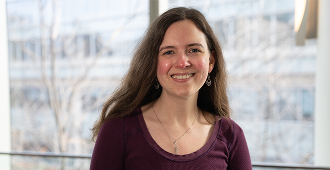 PhD candidate Kathleen Morrill receives Harold M. Weintraub Graduate Student Award