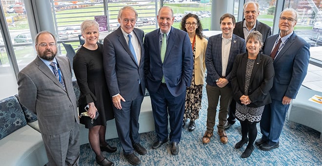 Sen. Markey praises UMass Chan-VA Central Western Massachusetts Healthcare System partnership